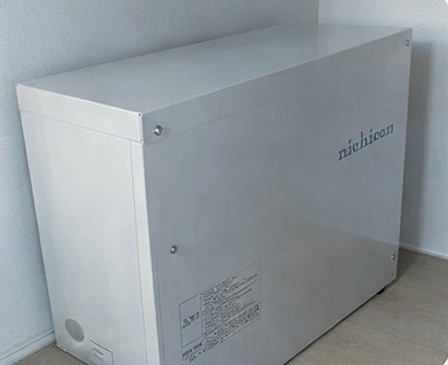 施工事例：蓄電池の設置